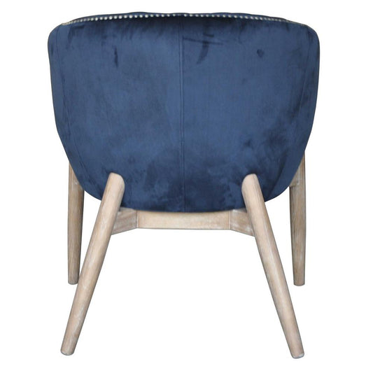 Nadia Club Chair, Blue