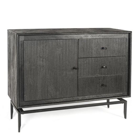 Camilo 3-Drawer Wood Accent Cabinet