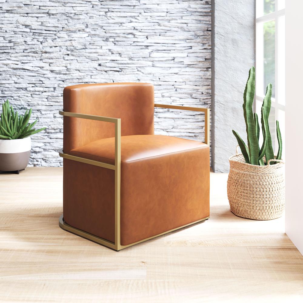 Xander Accent Chair Brown