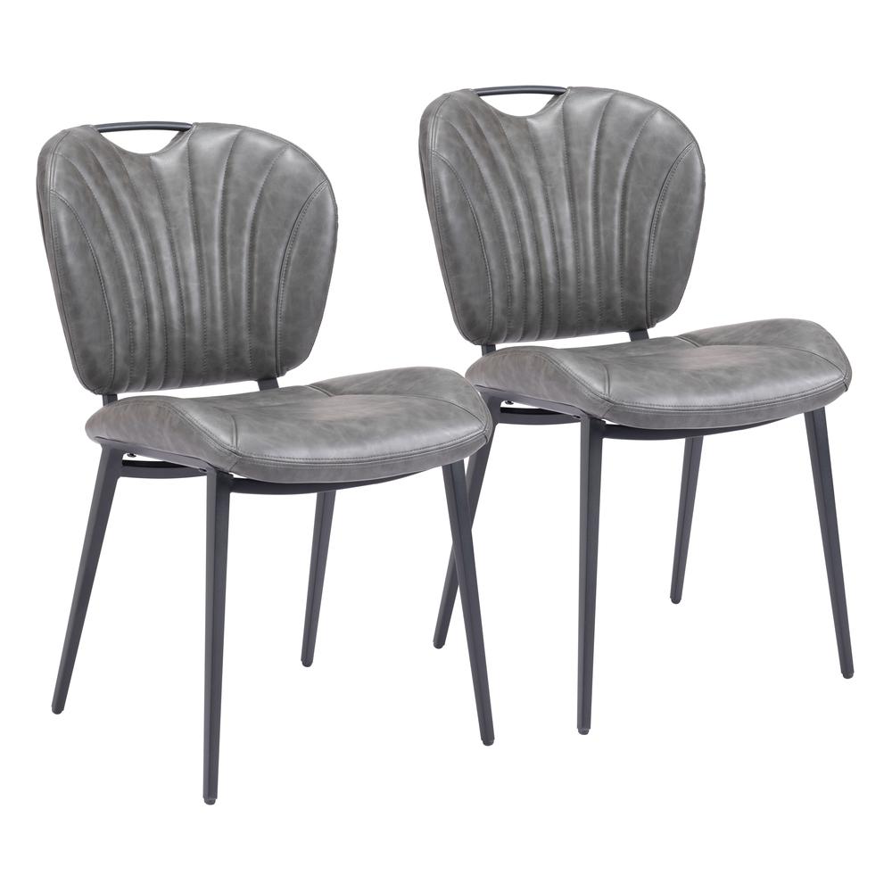 Terrence Dining Chair (Set of 2) Vintage Gray