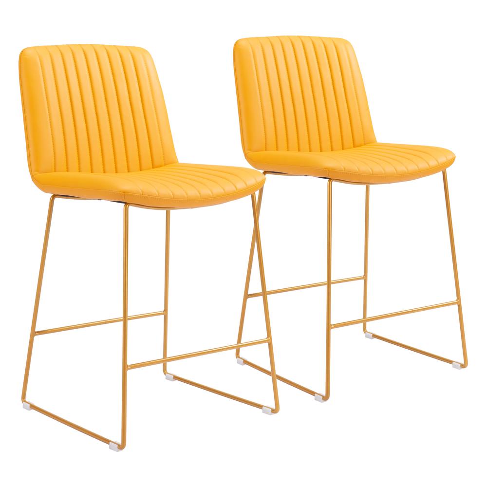 Mode Counter Stool (Set of 2) Yellow