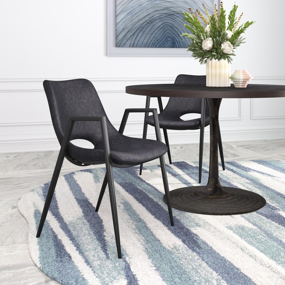 Desi Dining Chair (Set of 2) Black