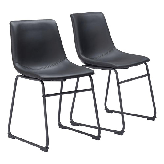 Smart Dining Chair (Set of 2) Black