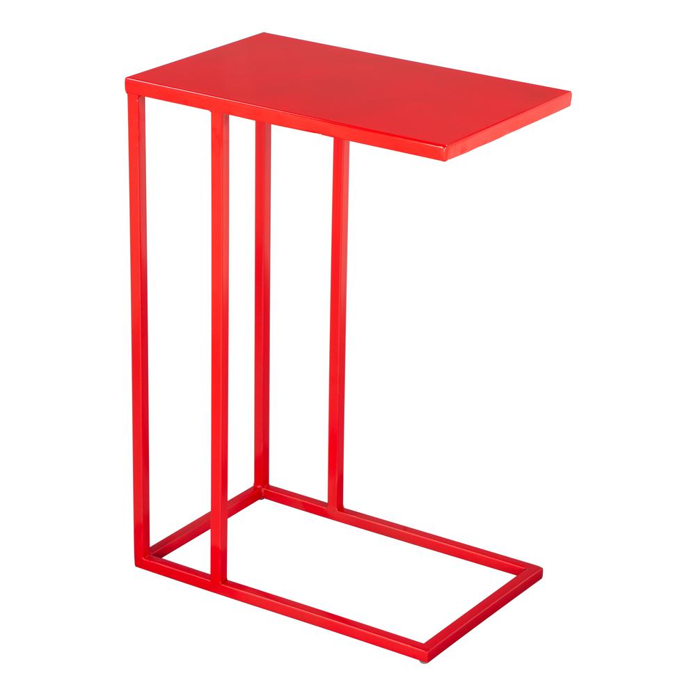 Atom Side Table Red