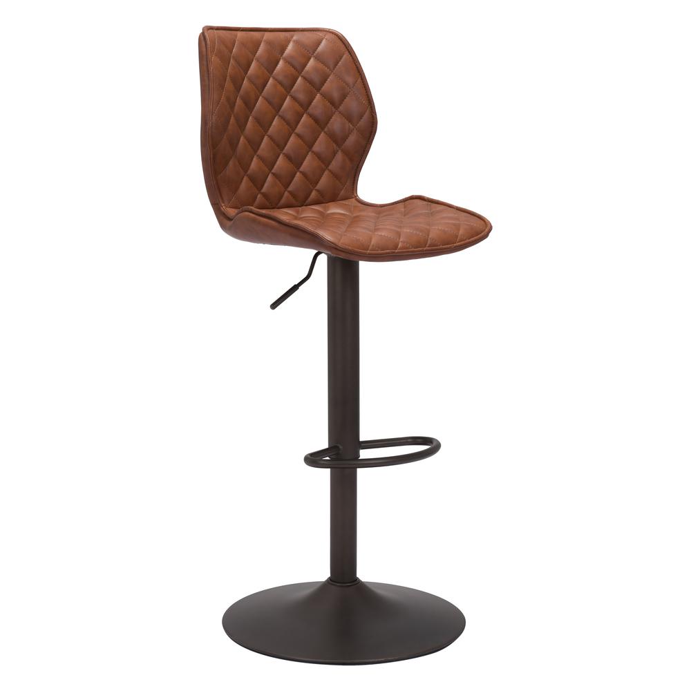 Seth Barstool Vintage Brown & Dark Bronze