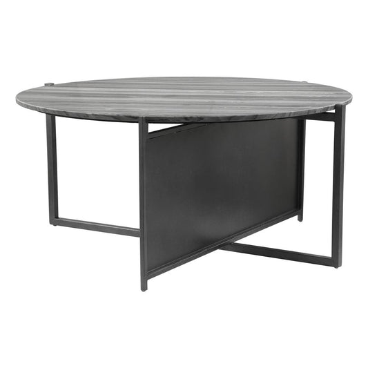 Mcbride Coffee Table Gray & Black