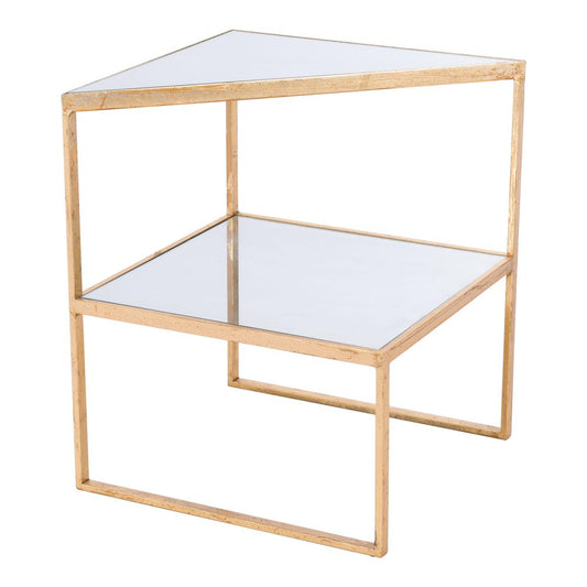 Planes Side Table Gold