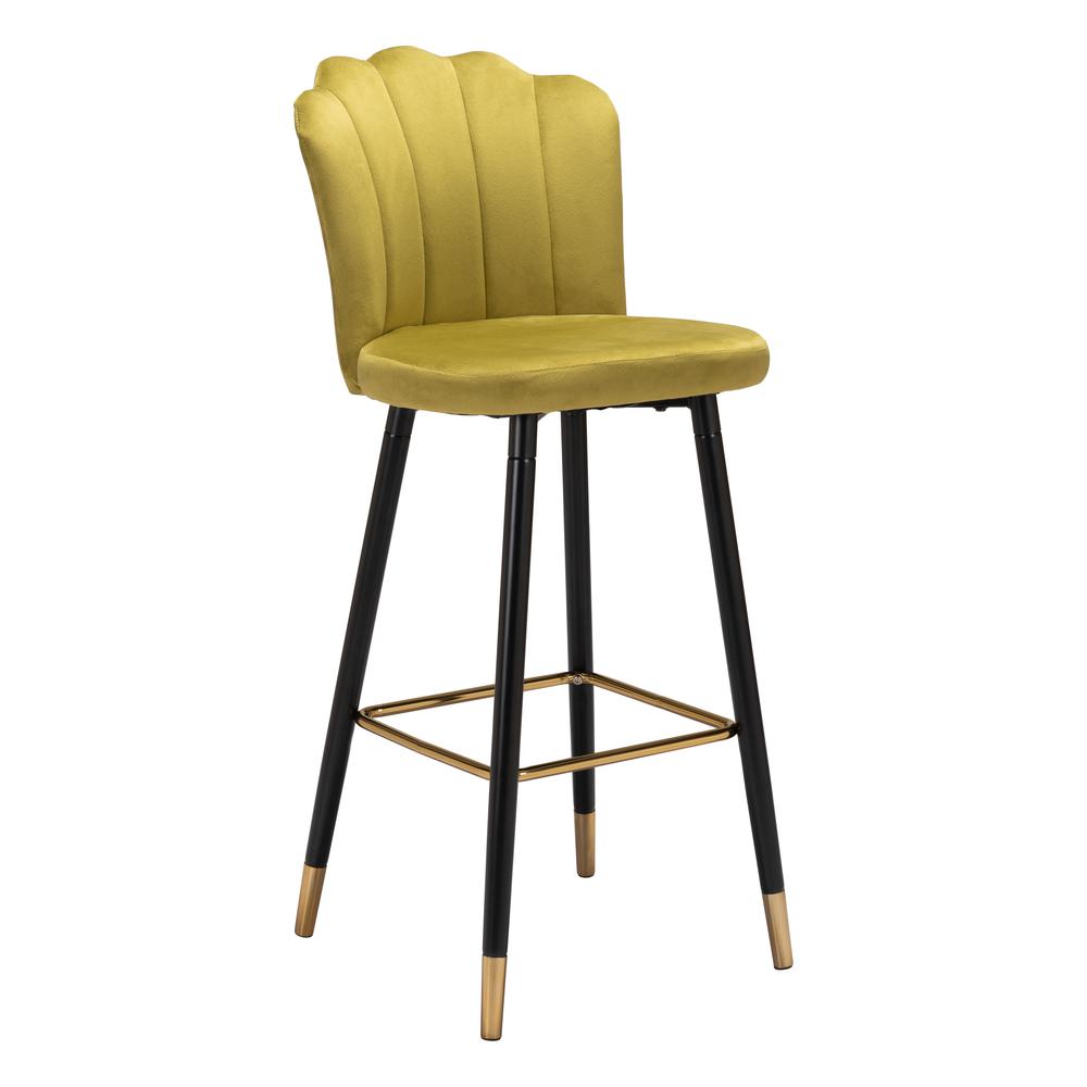 Zinclair Barstool Yellow