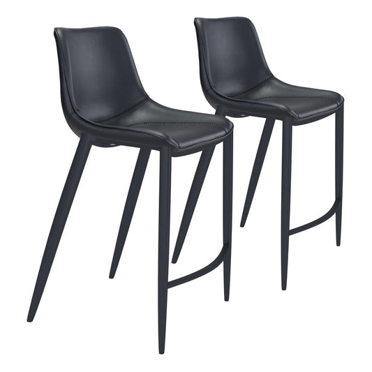 Magnus Barstool (Set of 2) Black