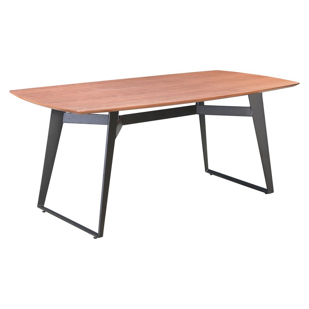 Fletcher Dining Table Walnut & Black