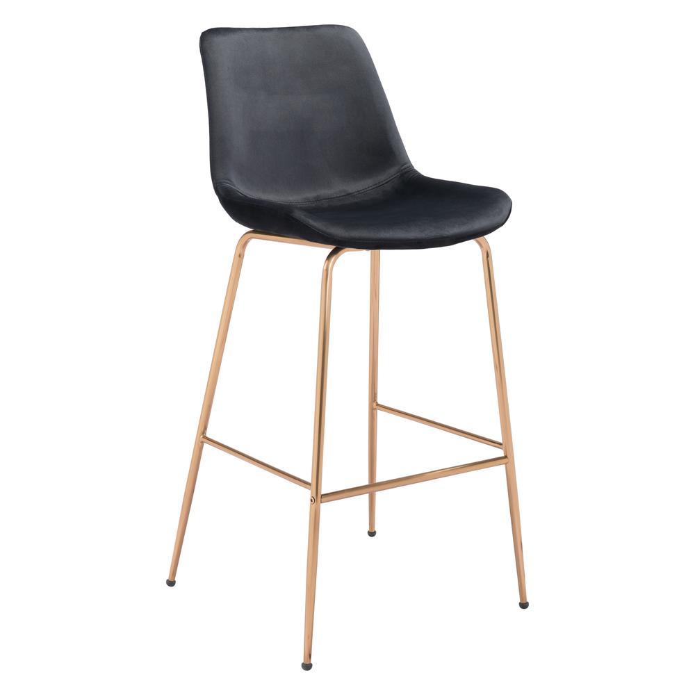 Tony Barstool Black & Gold