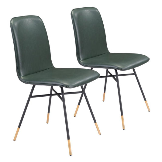 Var Dining Chair (Set of 2) Green