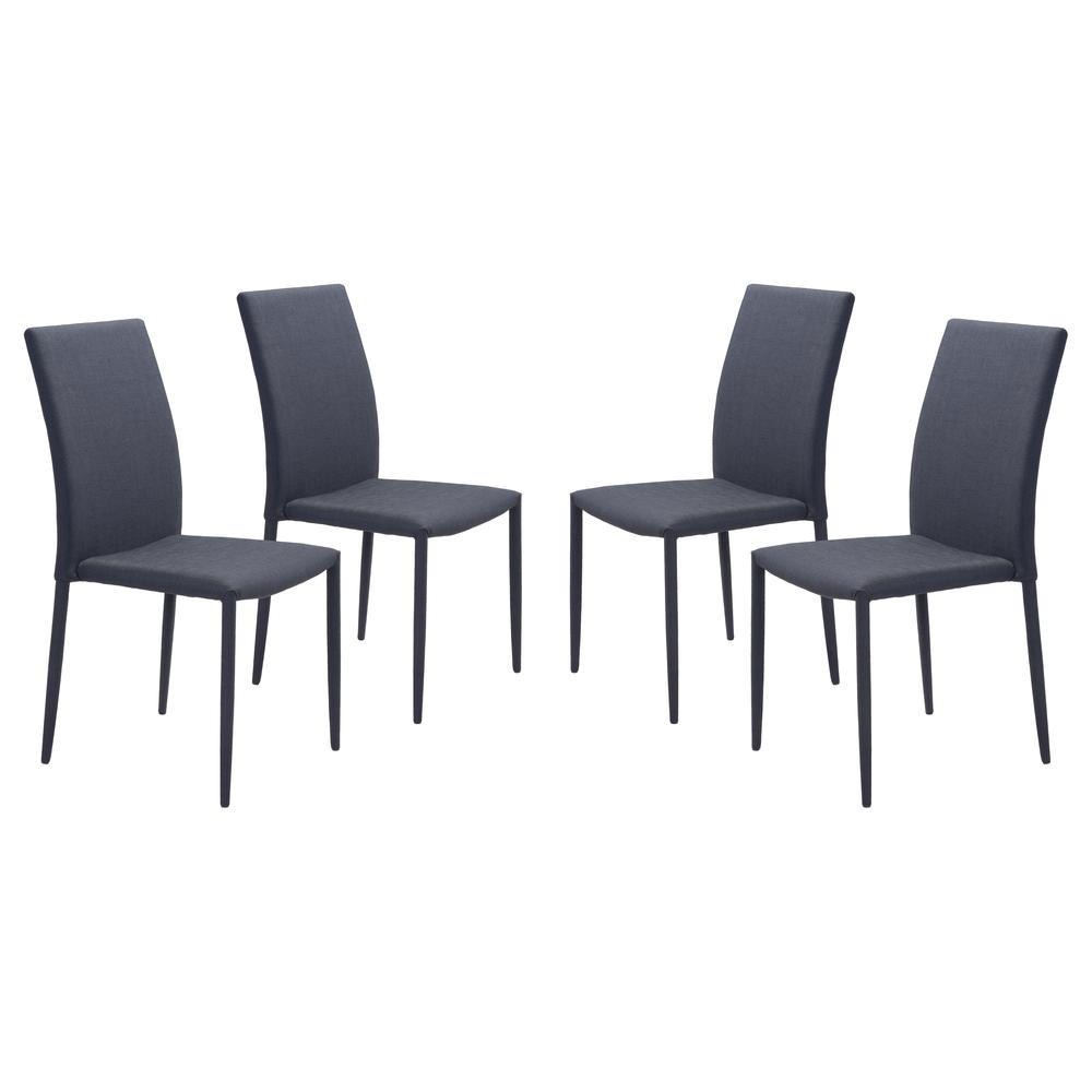 Confidence Dining Chair (Set of 4) Black