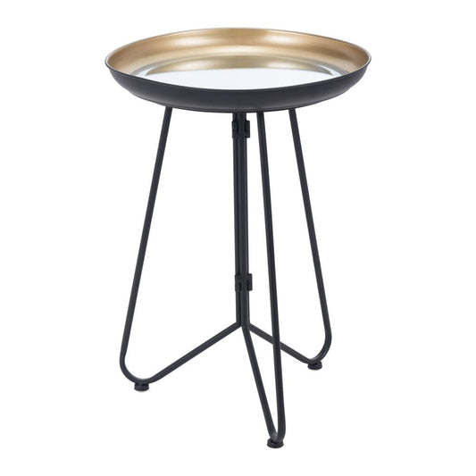 Foley Accent Table Gold & Black