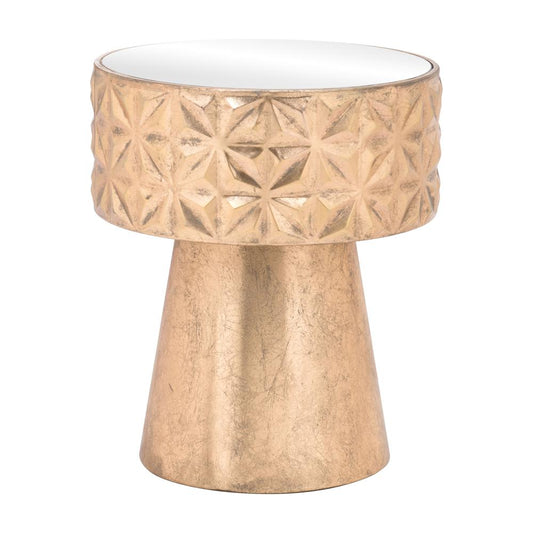 Aztec Side Table Gold