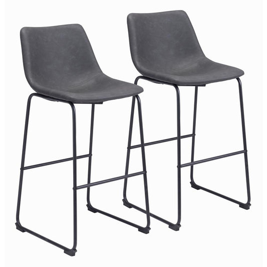 Smart Barstool (Set of 2) Charcoal