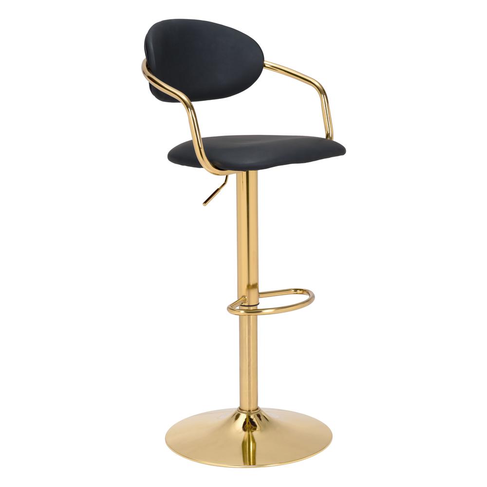 Gusto Barstool Black & Gold