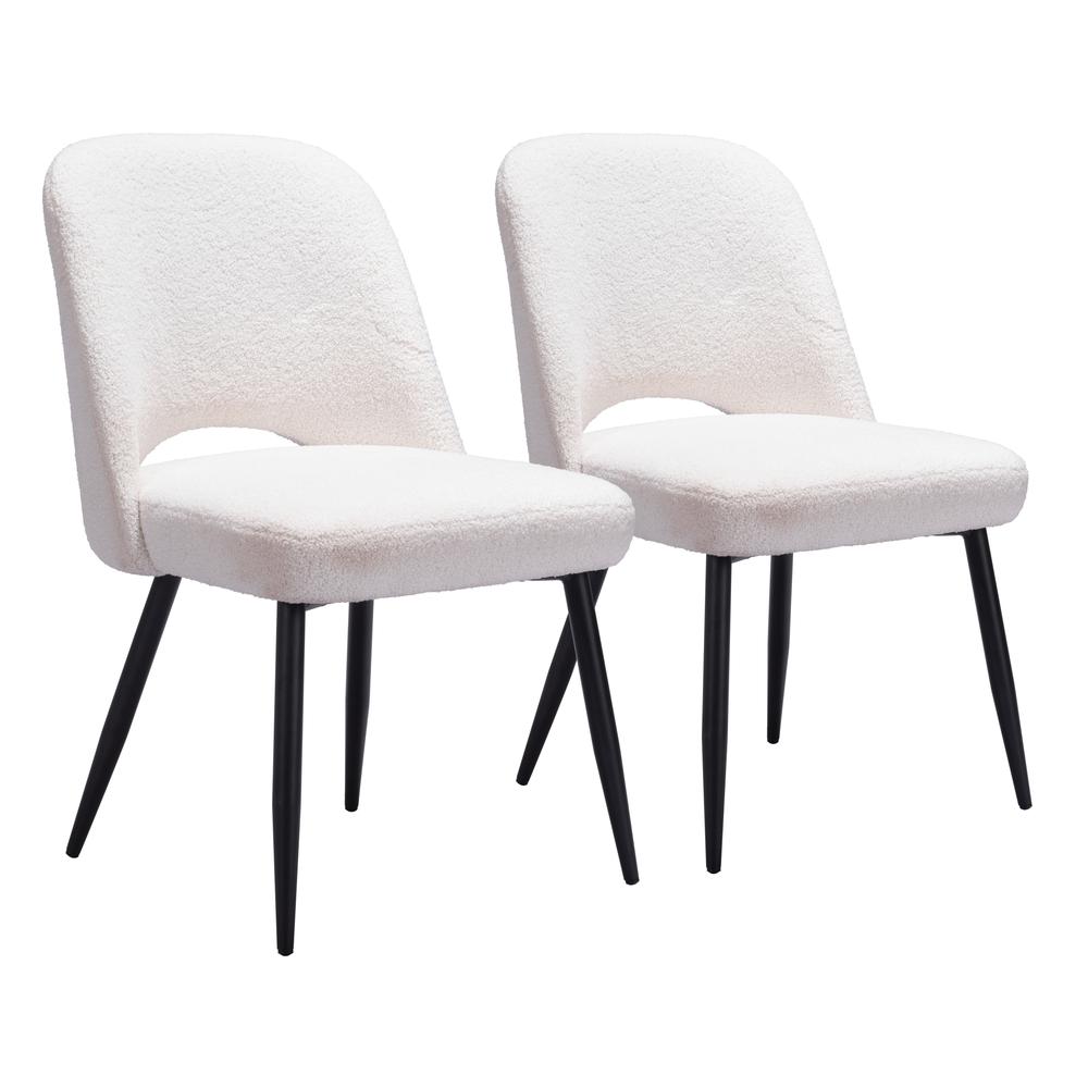 Teddy Dining Chair (Set of 2) Ivory