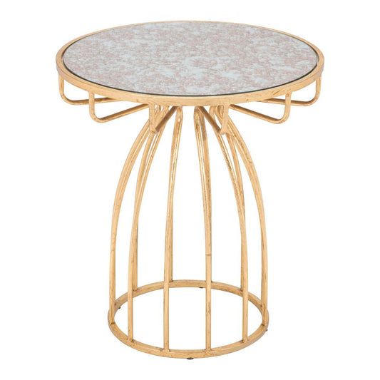 Silo Side Table Gold