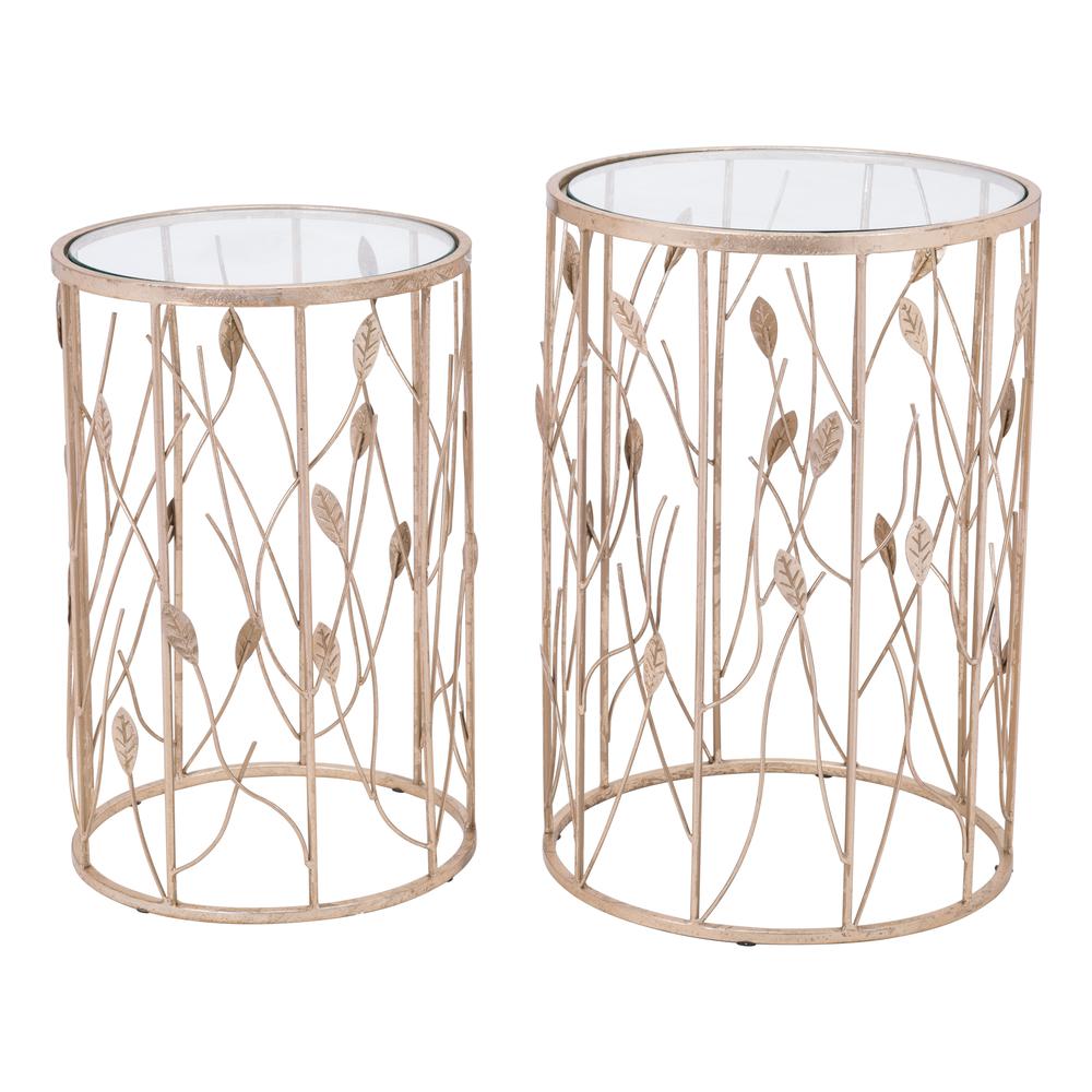 Sage Side Table Set (2-Piece) Gold