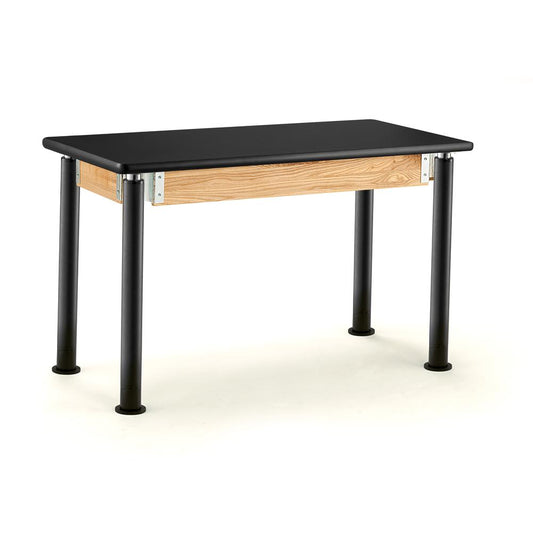 NPS¬Æ Signature Science Lab Table, Black, 24 x 54, HPL Top,