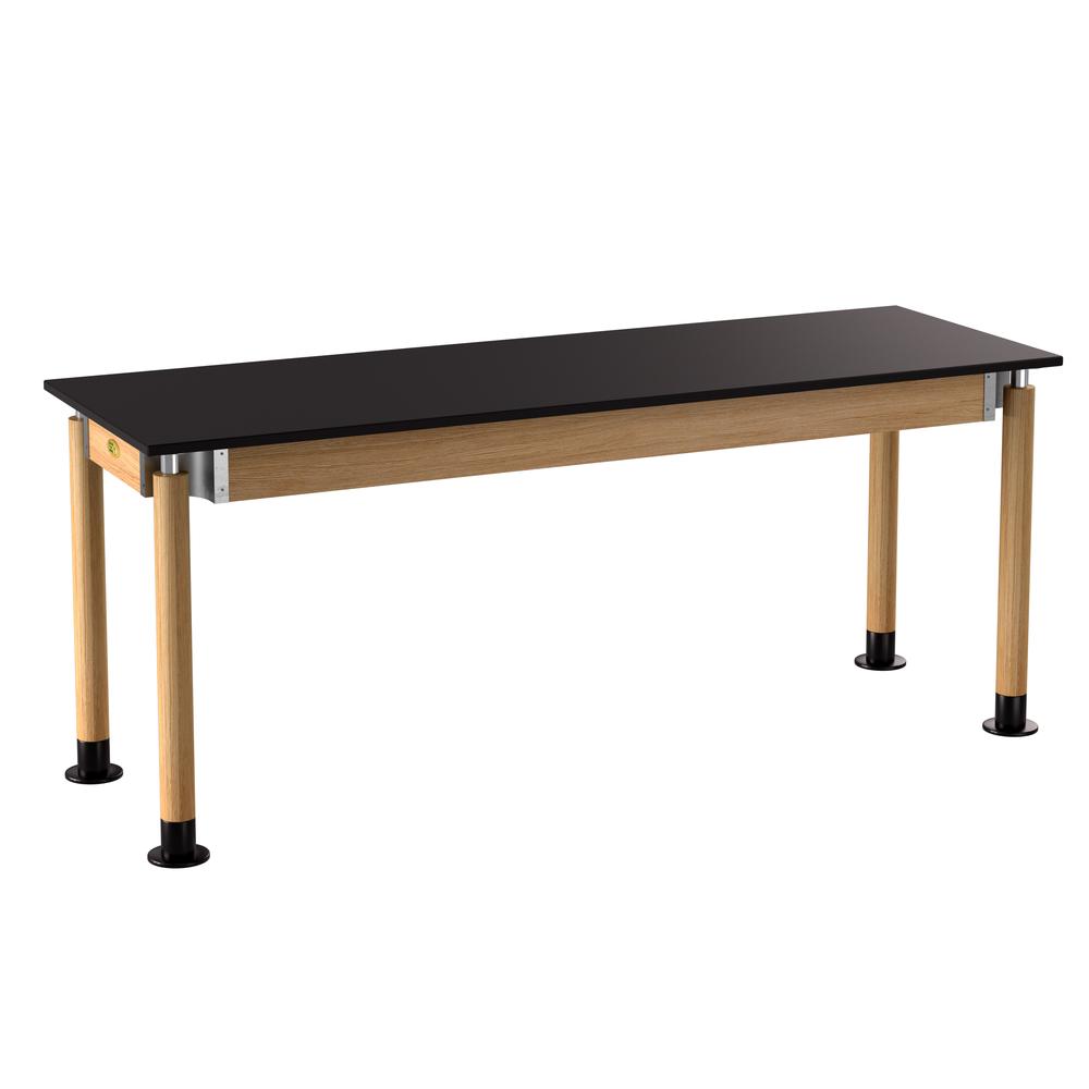 NPS¬Æ Signature Science Lab Table, Oak, 24 x 72, Phenolic Top,