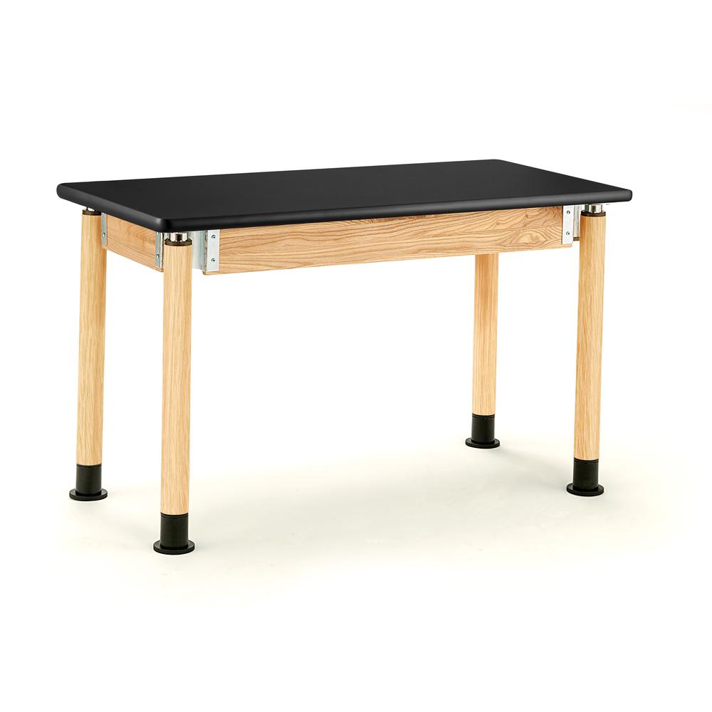 NPS¬Æ Signature Science Lab Table, Oak, 24 x 54, HPL Top,