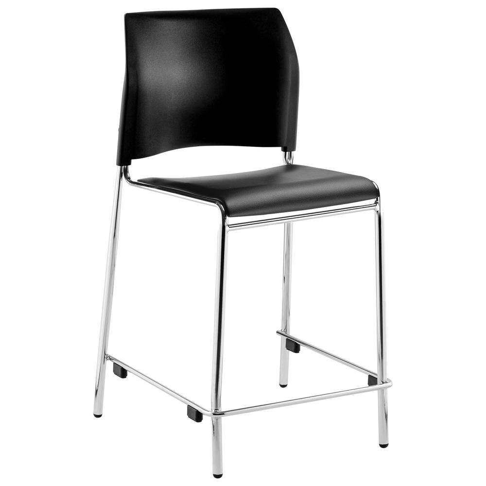 NPS® 8700 Series Cafetorium Plush Vinyl Stool, Counter Height