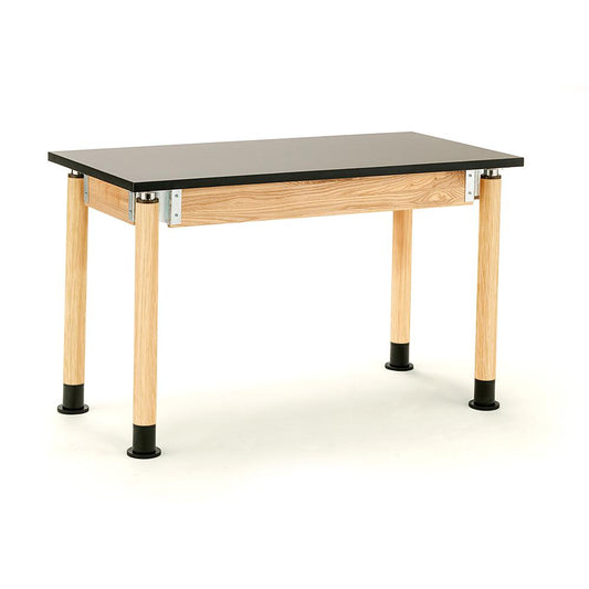 NPS¬Æ Signature Science Lab Table, Oak, 30 x 60, Chemical Resistant Top,