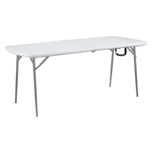 NPS¬Æ 30" x 72" Heavy Duty Fold-in-Half Table, Speckled Grey