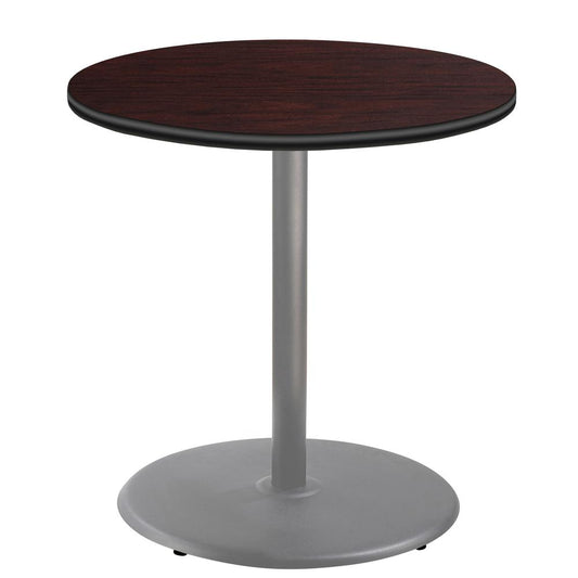 NPS® Café Table, 36" Round, Round Base, 36" Height, Particleboard Core/T-Mold