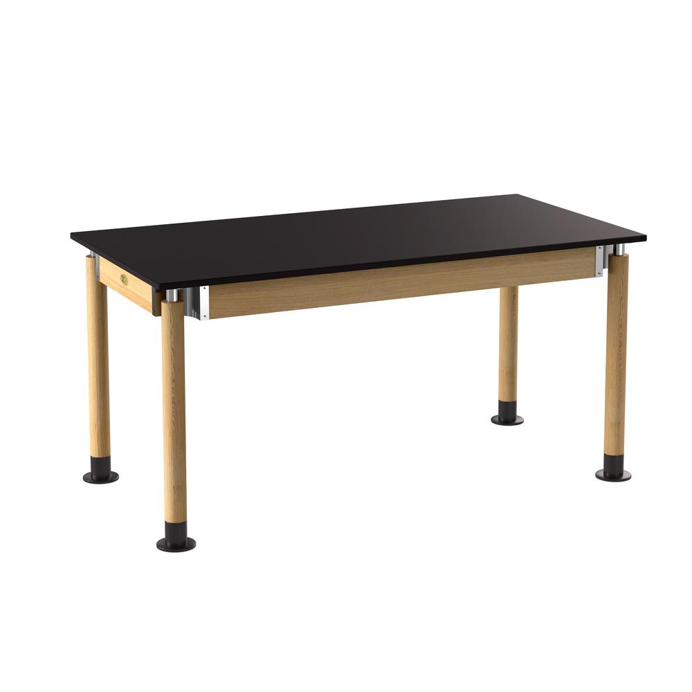 NPS¬Æ Signature Science Lab Table, Oak, 30 x 60, Phenolic Top,