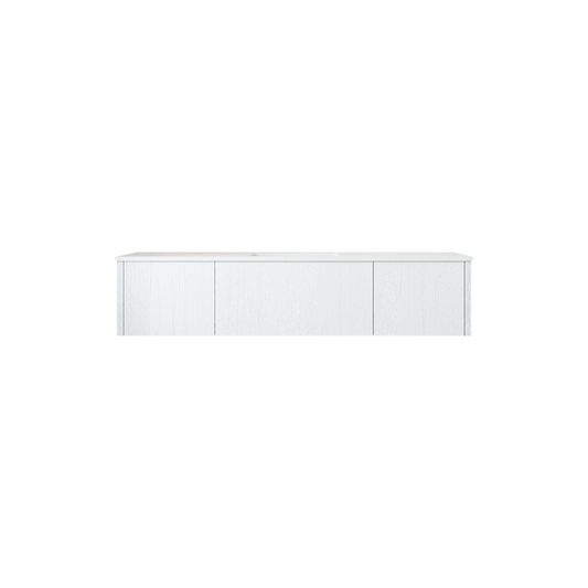 Legno 66" Alabaster White Bathroom Vanity Matte White