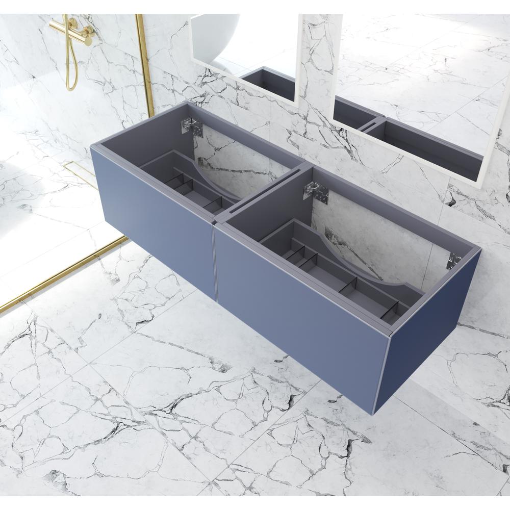 Vitri 60 - Nautical Blue Double Sink  Cabinet