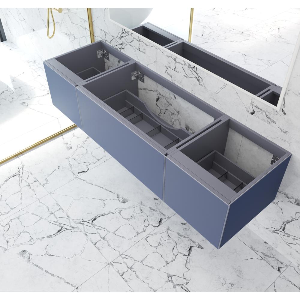 Vitri 72 - Nautical Blue Single Sink  Cabinet