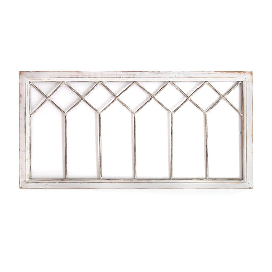 Stratton Home Decor Distressed Window Panel Wall Decor