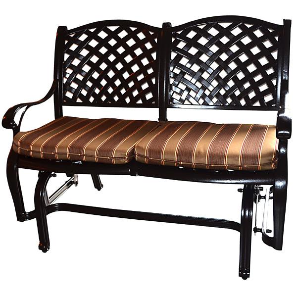 Brentwood Outdoor Aluminum Bench Glider