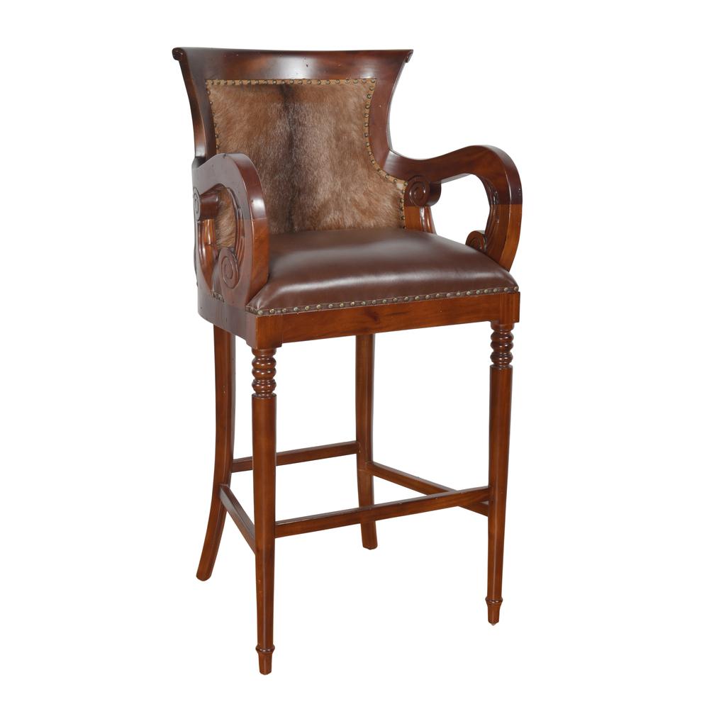 French Lodge Fur Bar Stool VE