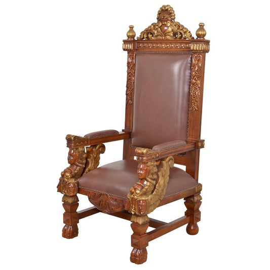 Royal Griffin Leather Chair  VE