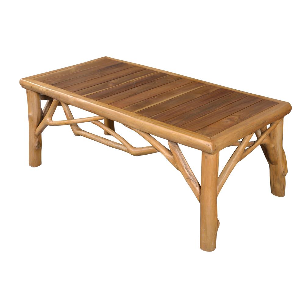 Teak Lodge Coffee Table