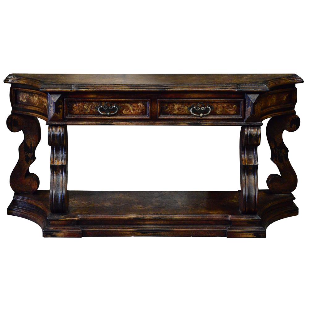 Inca Grand Console Table