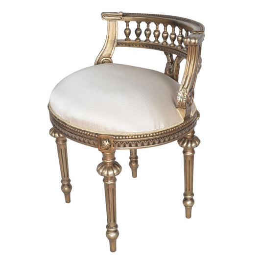 Platine Cream Vanity Chair