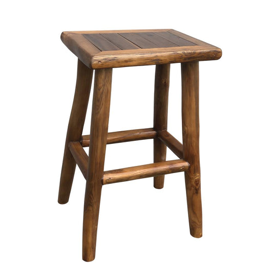 Adirondack Teak Bar Stool