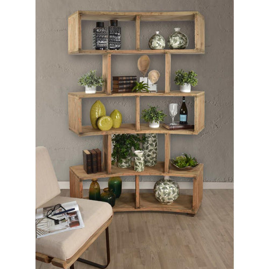 Modern Radial Farmhouse Farmhouse Book Shelf