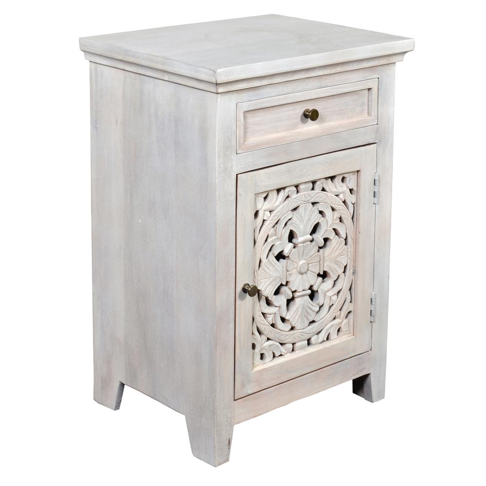 Carved Lace Harlow Side Cabinet