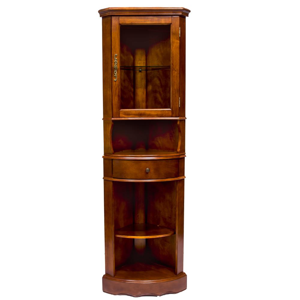 Corner Curio Cabinet