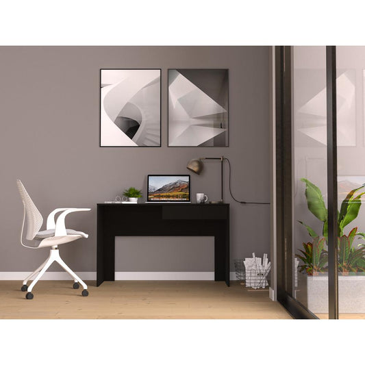 Acanto 1 Drawer Computer Desk Black Wengue