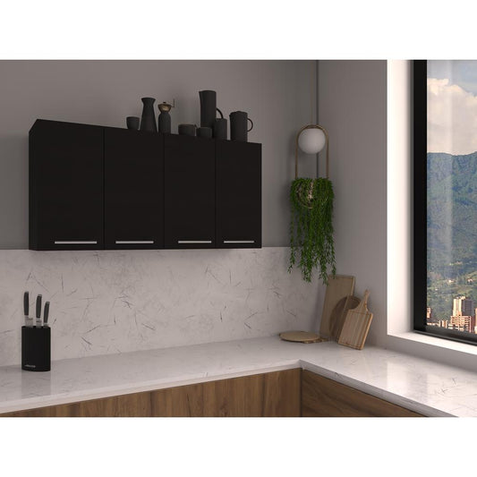 Oceana 120 Kitchen Cabinet Black Wengue