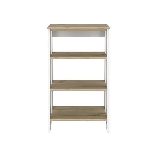 Colyn Linen Cabinet - Light Oak - White