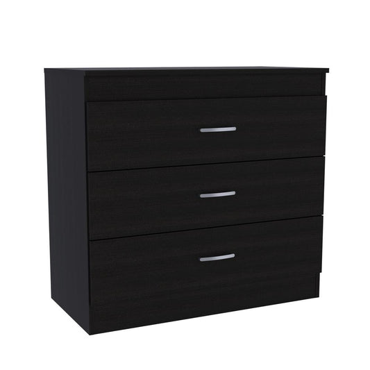 Zurich Three-Drawers Dresser-Black